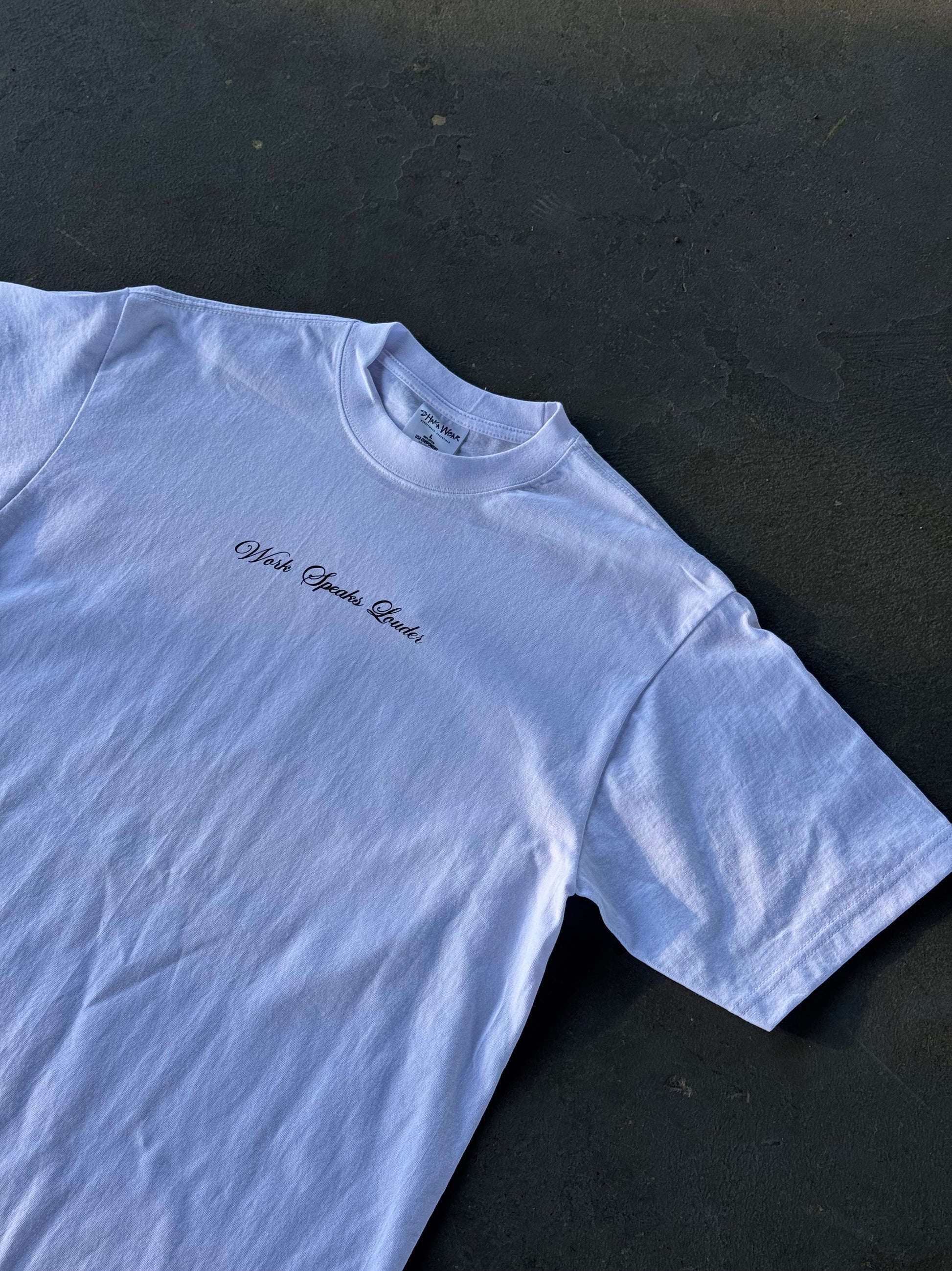 Oval Logo Work Speaks Louder